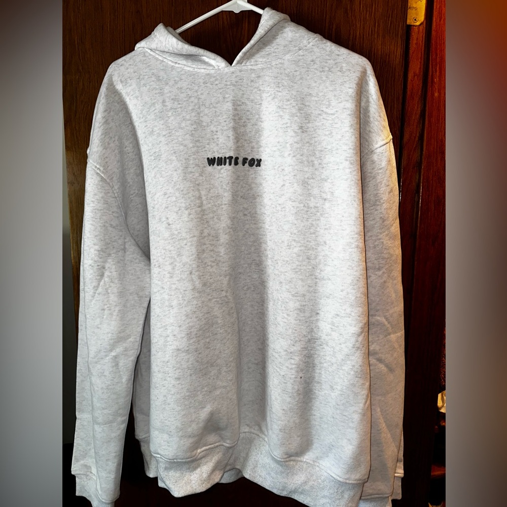White fox boutique hoodie